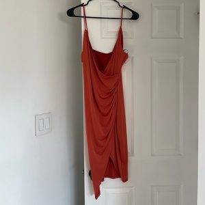 BRAND NEW! Beautiful rust colored dress